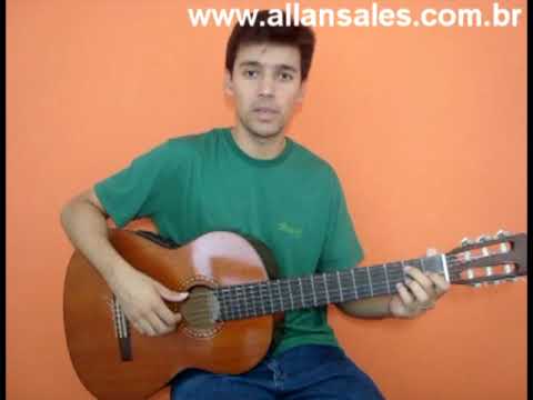 Video aula de violão como tocar o ritmo de baião com a música Asa Branca.