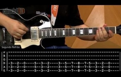 Video aula de guitarra Como Tocar Aerials – System Of A Down