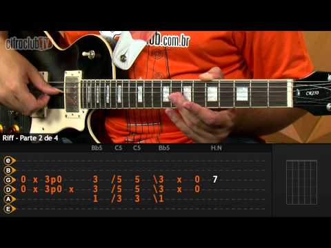 Video aula de guitarra - Como Tocar a Musica Money For Nothing - Dire Straits