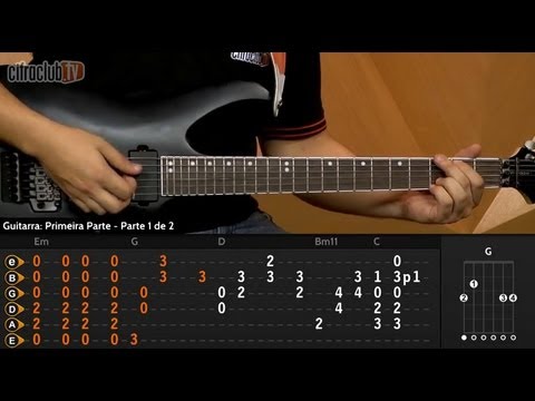 Video aula de guitarra - Como Tocar - Bark At The Moon - Ozzy Osbourne