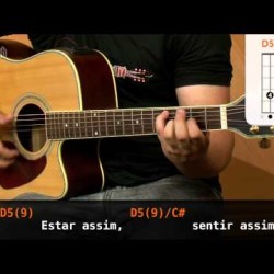 Aula de violao com a musica This Love – Maroon 5