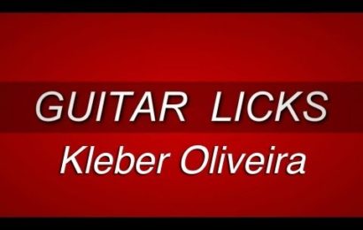 Video aula de guitar licks com Kleber Oliveira