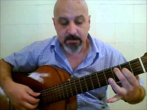 Aula de violao - introducao da musica Regra Tres