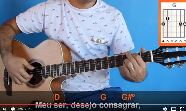 Aprenda a tocar no violão o Hino 58